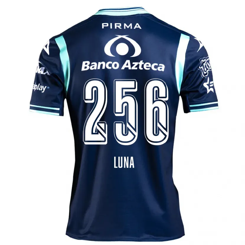 Danxen Kvinder Ángel Luna #256 Marine Blå Udebane Spillertrøjer 2024/25 Trøje T-Shirt