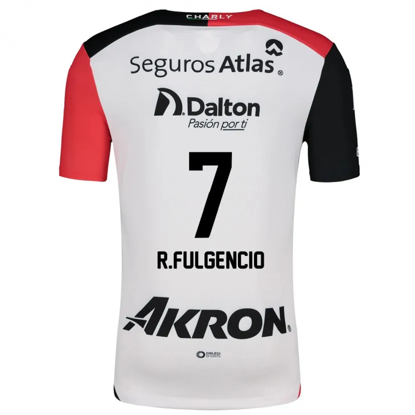 Danxen Kvinder Raymundo Fulgencio #7 Hvid Rød Sort Udebane Spillertrøjer 2024/25 Trøje T-Shirt