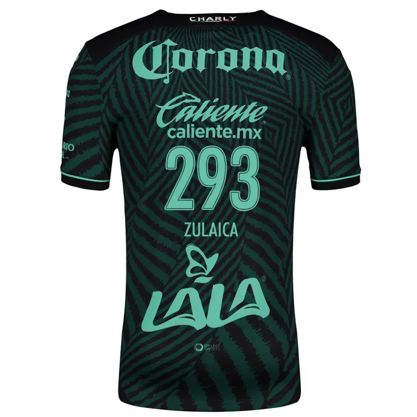 Danxen Kvinder José Zulaica #293 Sort Grøn Udebane Spillertrøjer 2024/25 Trøje T-Shirt