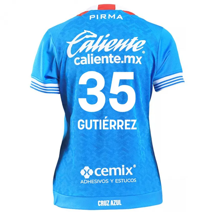 Danxen Børn Luis Gutiérrez #35 Himmelblå Hjemmebane Spillertrøjer 2024/25 Trøje T-Shirt