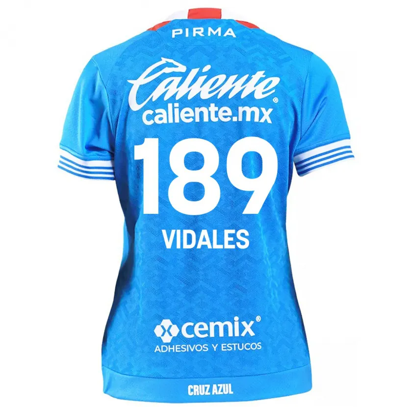 Danxen Børn Álvaro Vidales #189 Himmelblå Hjemmebane Spillertrøjer 2024/25 Trøje T-Shirt