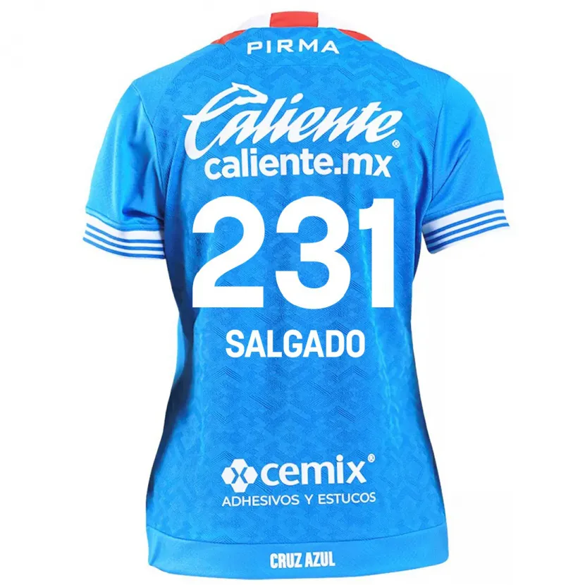Danxen Børn Bruno Salgado #231 Himmelblå Hjemmebane Spillertrøjer 2024/25 Trøje T-Shirt