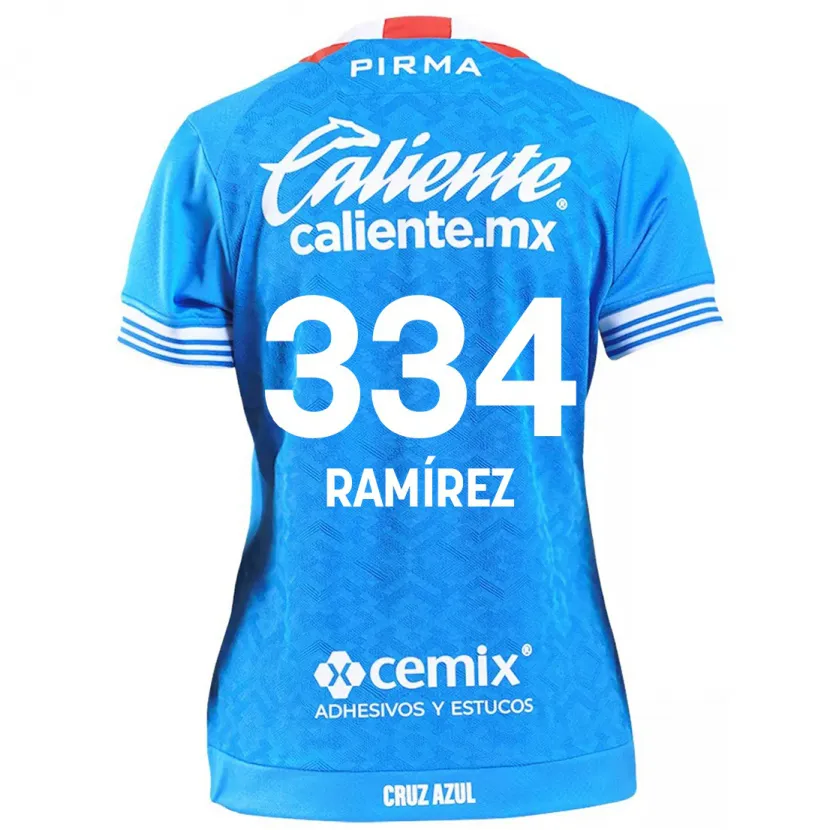 Danxen Børn Mauricio Ramírez #334 Himmelblå Hjemmebane Spillertrøjer 2024/25 Trøje T-Shirt