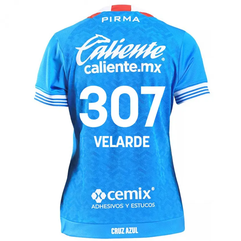 Danxen Børn Juan Velarde #307 Himmelblå Hjemmebane Spillertrøjer 2024/25 Trøje T-Shirt