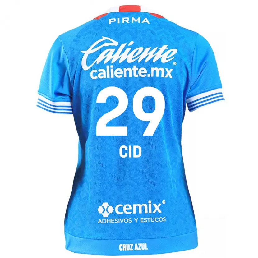 Danxen Børn Claudia Cid #29 Himmelblå Hjemmebane Spillertrøjer 2024/25 Trøje T-Shirt