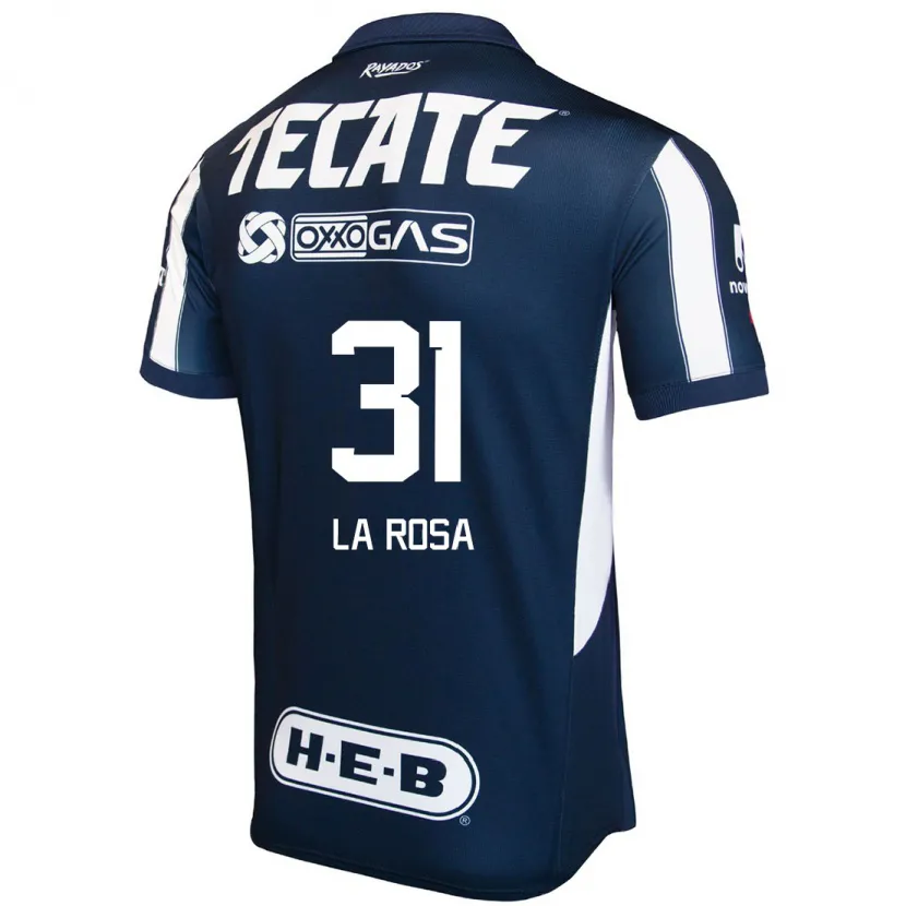 Danxen Børn Roberto De La Rosa #31 Blå Rød Hvid Hjemmebane Spillertrøjer 2024/25 Trøje T-Shirt