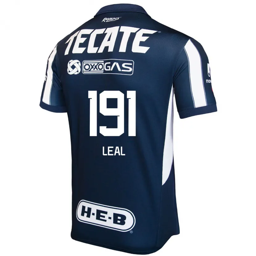 Danxen Børn Jesús Leal #191 Blå Rød Hvid Hjemmebane Spillertrøjer 2024/25 Trøje T-Shirt