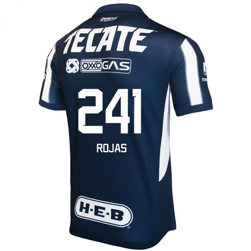 Danxen Børn Luis Rojas #241 Blå Rød Hvid Hjemmebane Spillertrøjer 2024/25 Trøje T-Shirt