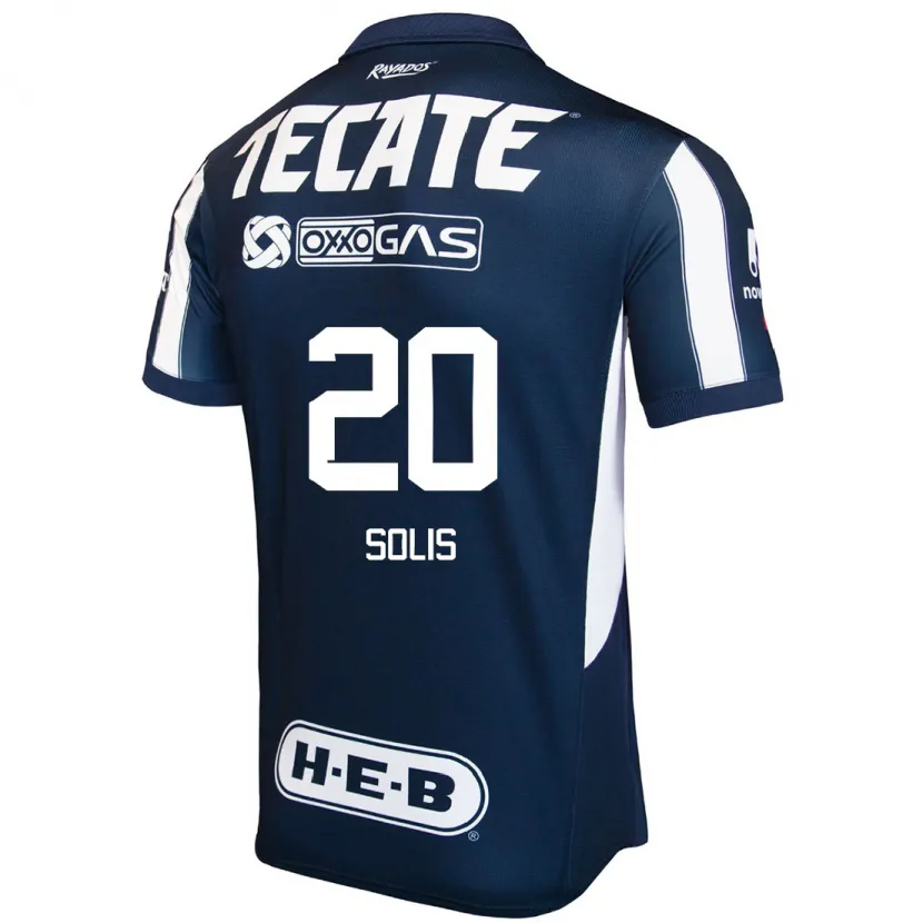 Danxen Børn Daniela Solis #20 Blå Rød Hvid Hjemmebane Spillertrøjer 2024/25 Trøje T-Shirt
