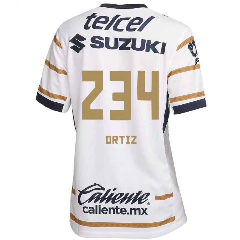 Danxen Børn Jorge Ortiz #234 Hvid Obsidian Hjemmebane Spillertrøjer 2024/25 Trøje T-Shirt