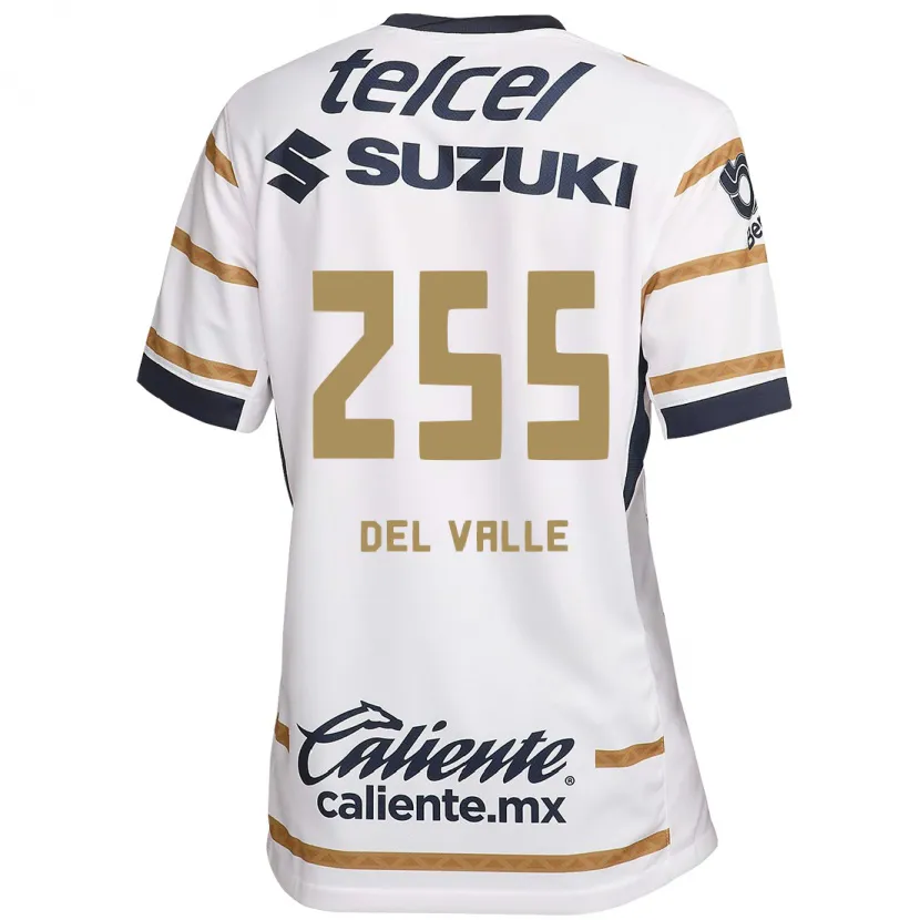 Danxen Børn Yonathan Del Valle #255 Hvid Obsidian Hjemmebane Spillertrøjer 2024/25 Trøje T-Shirt
