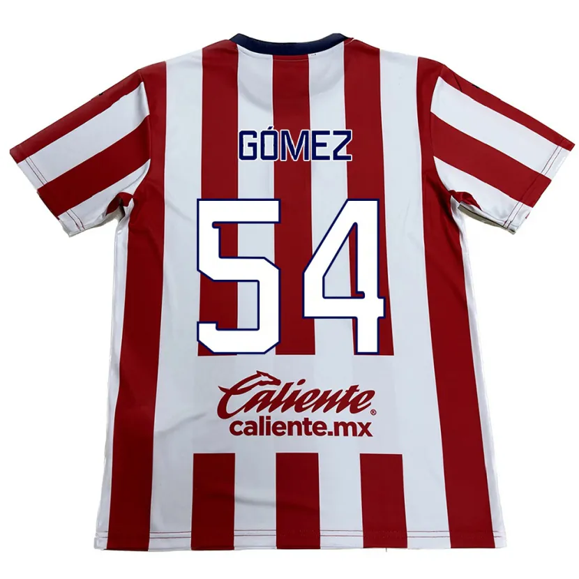 Danxen Børn Miguel Gómez #54 Rød Hvid Hjemmebane Spillertrøjer 2024/25 Trøje T-Shirt