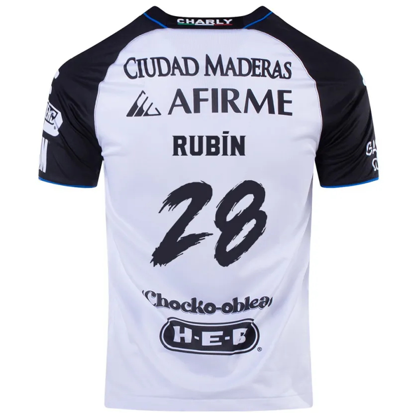 Danxen Børn Rubio Rubín #28 Sort Blå Hjemmebane Spillertrøjer 2024/25 Trøje T-Shirt