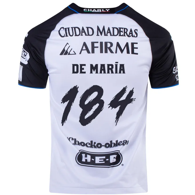Danxen Børn Antonio De María Y Campos #184 Sort Blå Hjemmebane Spillertrøjer 2024/25 Trøje T-Shirt