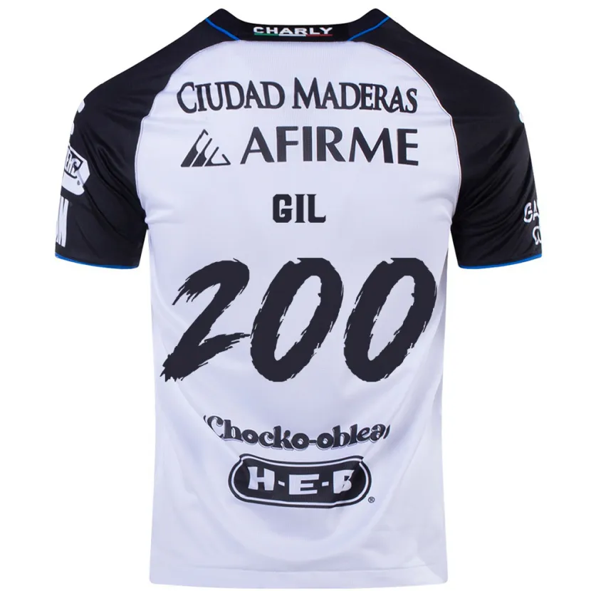 Danxen Børn Gerardo Gil #200 Sort Blå Hjemmebane Spillertrøjer 2024/25 Trøje T-Shirt
