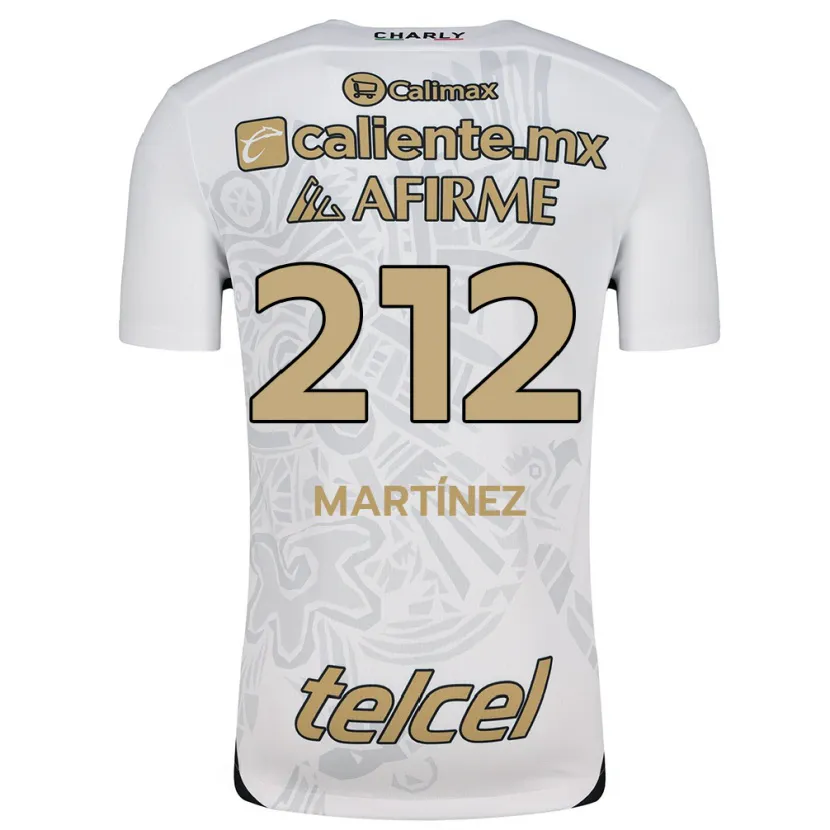 Danxen Børn Juan Martínez #212 Hvid Sort Udebane Spillertrøjer 2024/25 Trøje T-Shirt