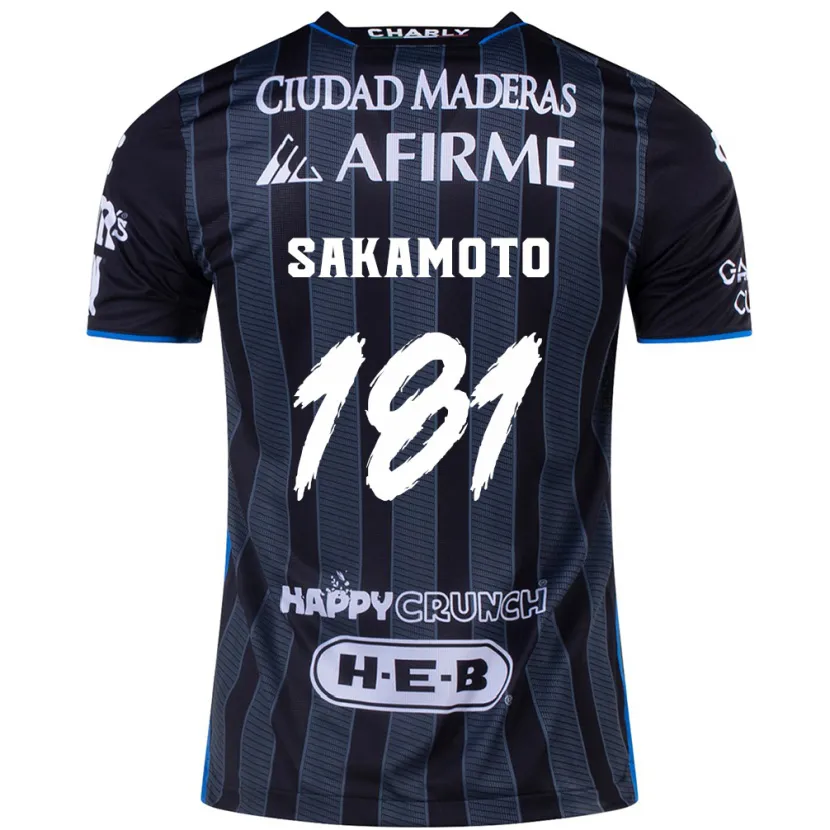 Danxen Børn Stellan Sakamoto #181 Hvid Sort Udebane Spillertrøjer 2024/25 Trøje T-Shirt