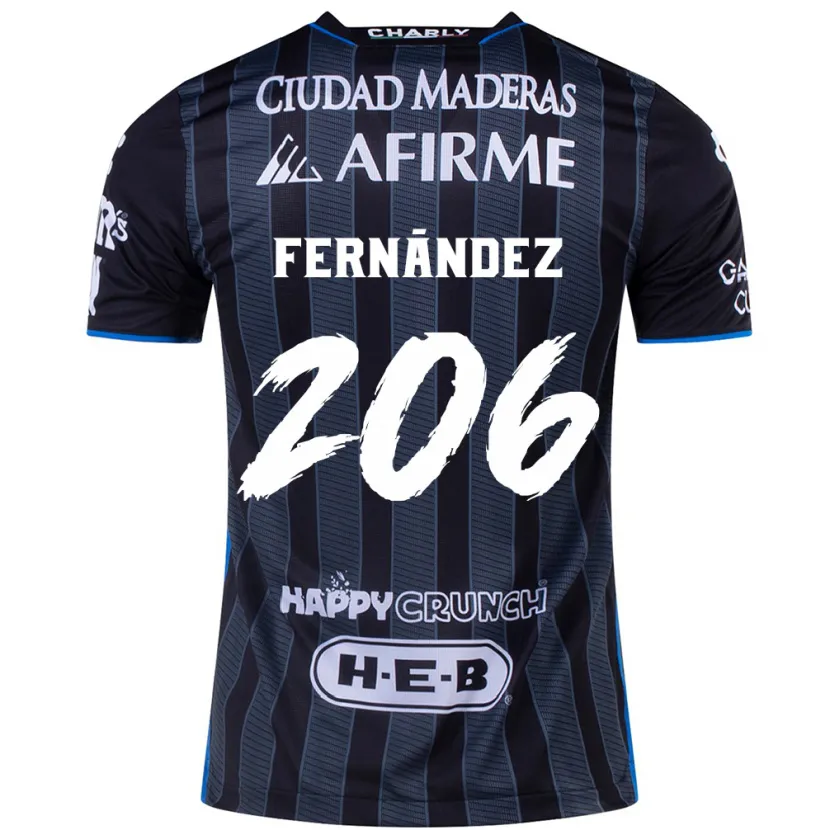 Danxen Børn Erik Fernández #206 Hvid Sort Udebane Spillertrøjer 2024/25 Trøje T-Shirt