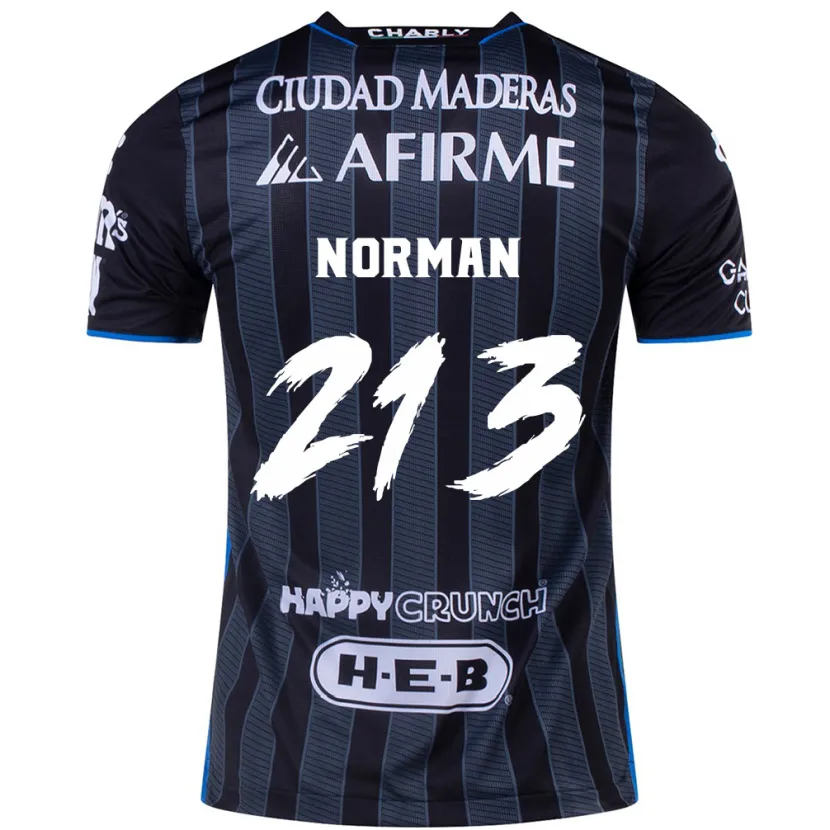 Danxen Børn Humberto Norman #213 Hvid Sort Udebane Spillertrøjer 2024/25 Trøje T-Shirt