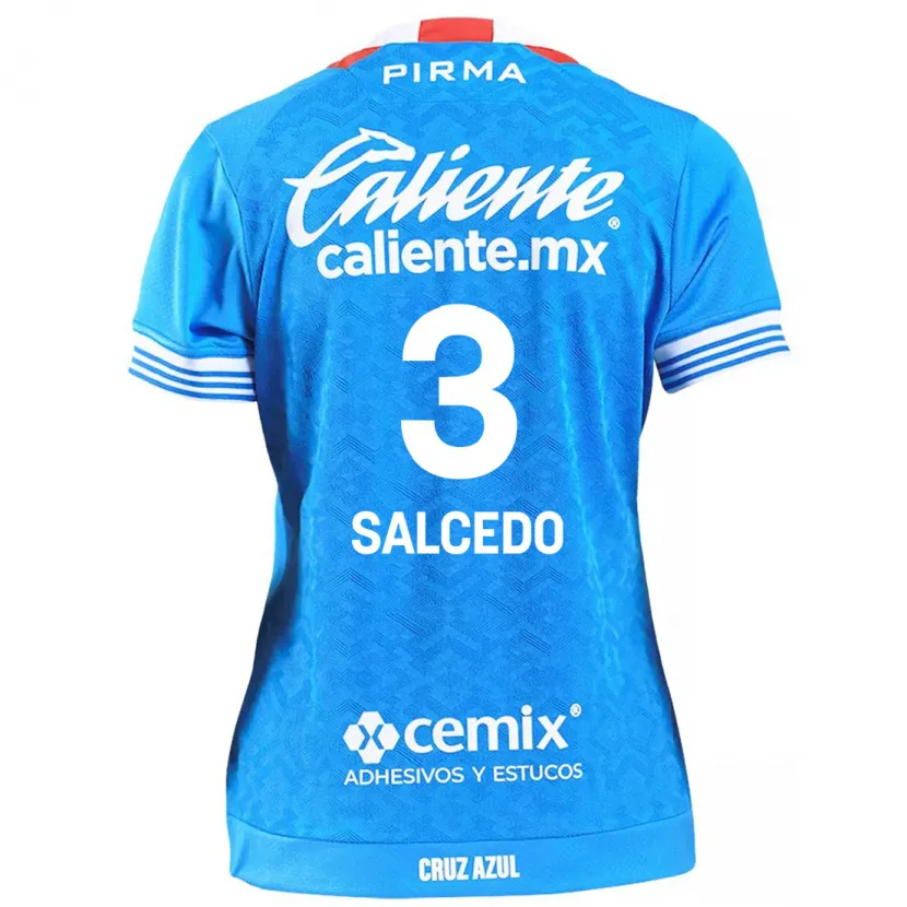 Danxen Mænd Carlos Salcedo #3 Himmelblå Hjemmebane Spillertrøjer 2024/25 Trøje T-Shirt
