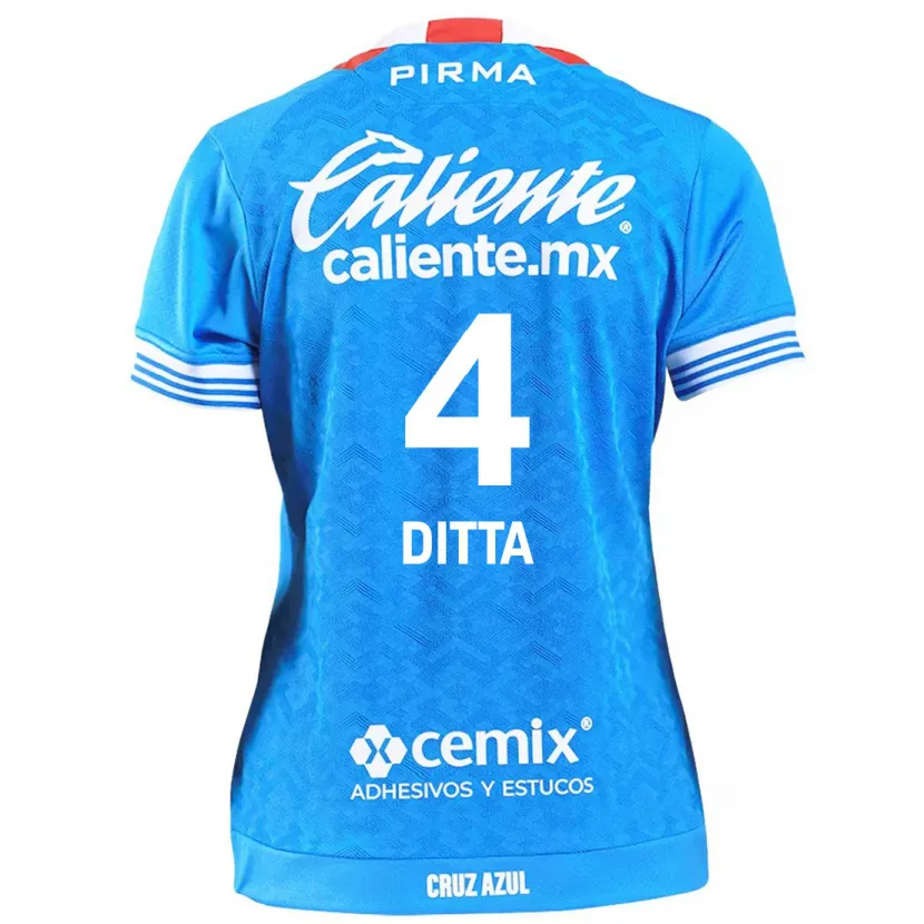 Danxen Mænd Willer Ditta #4 Himmelblå Hjemmebane Spillertrøjer 2024/25 Trøje T-Shirt