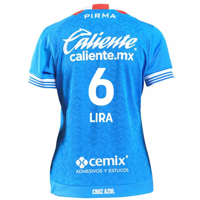 Danxen Mænd Érik Lira #6 Himmelblå Hjemmebane Spillertrøjer 2024/25 Trøje T-Shirt