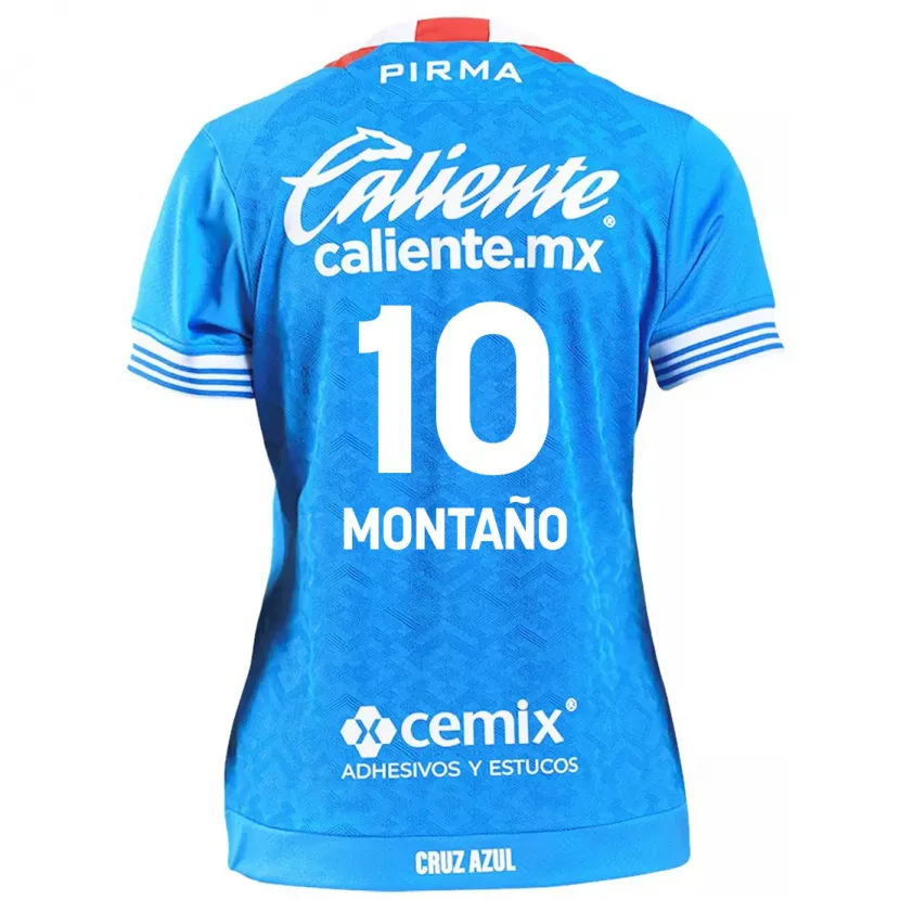 Danxen Mænd Andrés Montaño #10 Himmelblå Hjemmebane Spillertrøjer 2024/25 Trøje T-Shirt