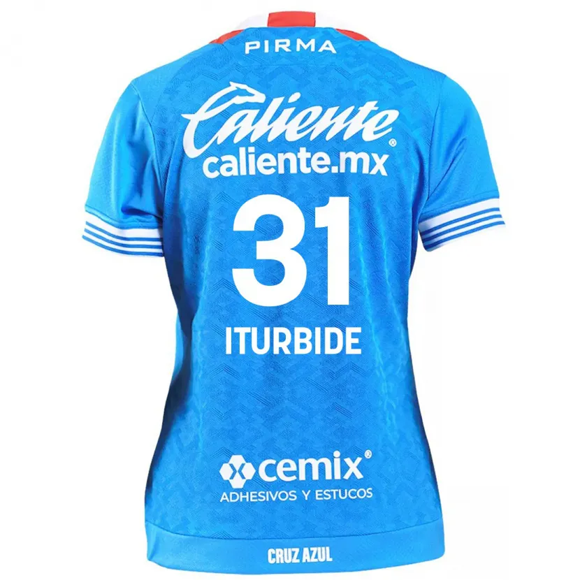Danxen Mænd Luis Iturbide #31 Himmelblå Hjemmebane Spillertrøjer 2024/25 Trøje T-Shirt