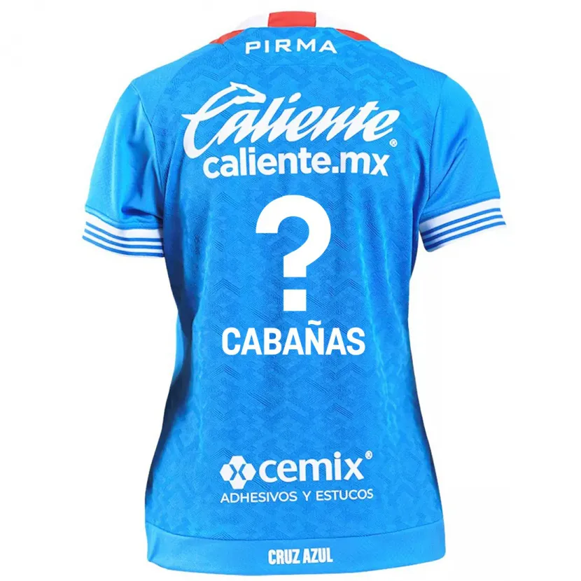 Danxen Mænd Alfredo Cabañas #0 Himmelblå Hjemmebane Spillertrøjer 2024/25 Trøje T-Shirt