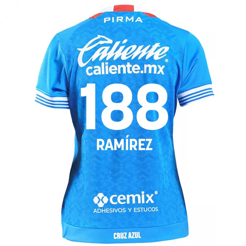 Danxen Mænd Diego Ramírez #188 Himmelblå Hjemmebane Spillertrøjer 2024/25 Trøje T-Shirt