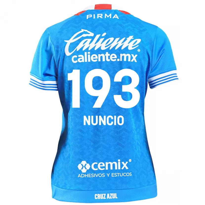 Danxen Mænd Jorge Nuncio #193 Himmelblå Hjemmebane Spillertrøjer 2024/25 Trøje T-Shirt