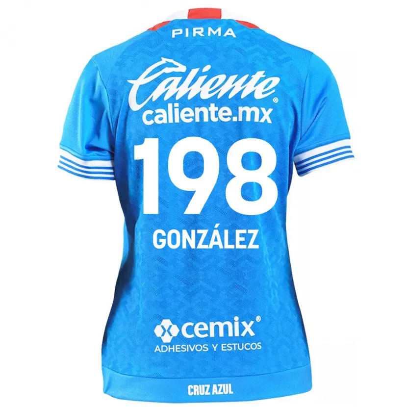 Danxen Mænd Kenneth González #198 Himmelblå Hjemmebane Spillertrøjer 2024/25 Trøje T-Shirt