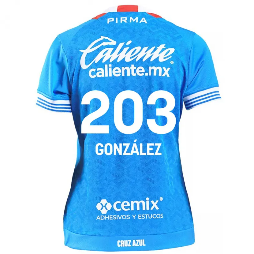 Danxen Mænd Rogelio González #203 Himmelblå Hjemmebane Spillertrøjer 2024/25 Trøje T-Shirt