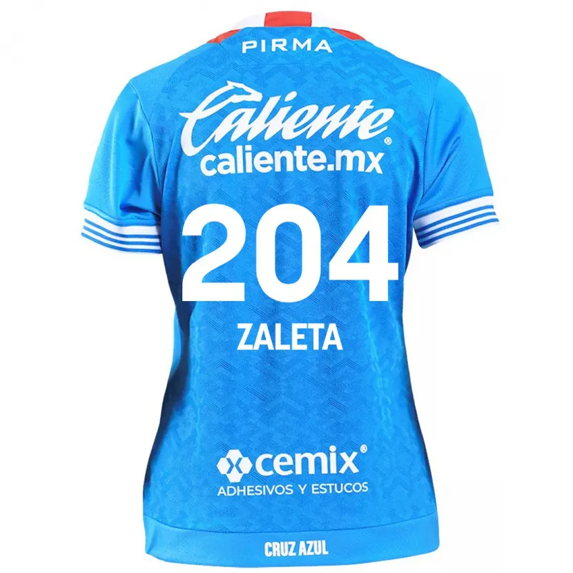 Danxen Mænd Mauro Zaleta #204 Himmelblå Hjemmebane Spillertrøjer 2024/25 Trøje T-Shirt