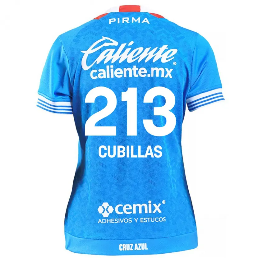 Danxen Mænd Andre Cubillas #213 Himmelblå Hjemmebane Spillertrøjer 2024/25 Trøje T-Shirt