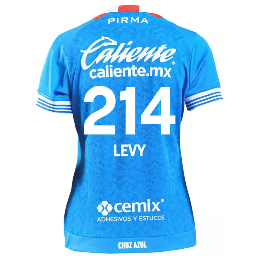 Danxen Mænd Mateo Levy #214 Himmelblå Hjemmebane Spillertrøjer 2024/25 Trøje T-Shirt