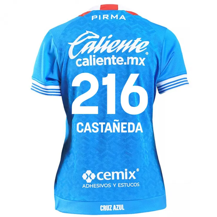 Danxen Mænd Ian Castañeda #216 Himmelblå Hjemmebane Spillertrøjer 2024/25 Trøje T-Shirt