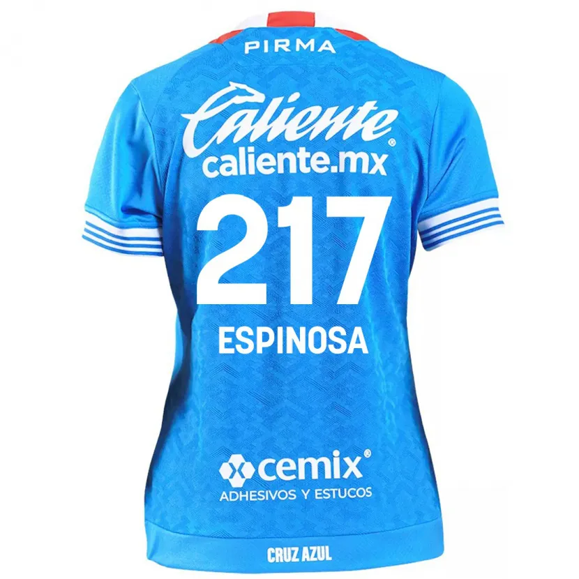 Danxen Mænd Samuel Espinosa #217 Himmelblå Hjemmebane Spillertrøjer 2024/25 Trøje T-Shirt
