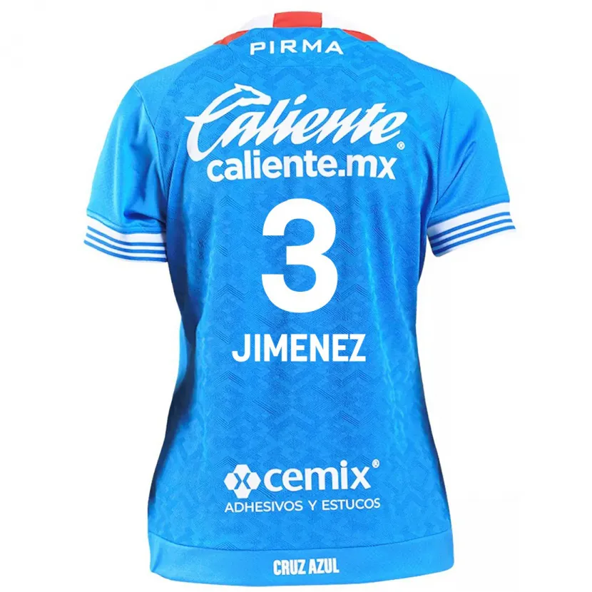 Danxen Mænd Jaiber Jimenez #3 Himmelblå Hjemmebane Spillertrøjer 2024/25 Trøje T-Shirt