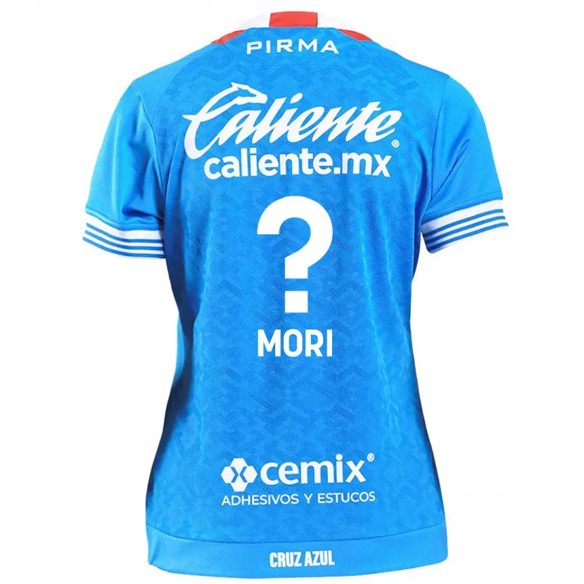 Danxen Mænd Ramiro Funes Mori #0 Himmelblå Hjemmebane Spillertrøjer 2024/25 Trøje T-Shirt