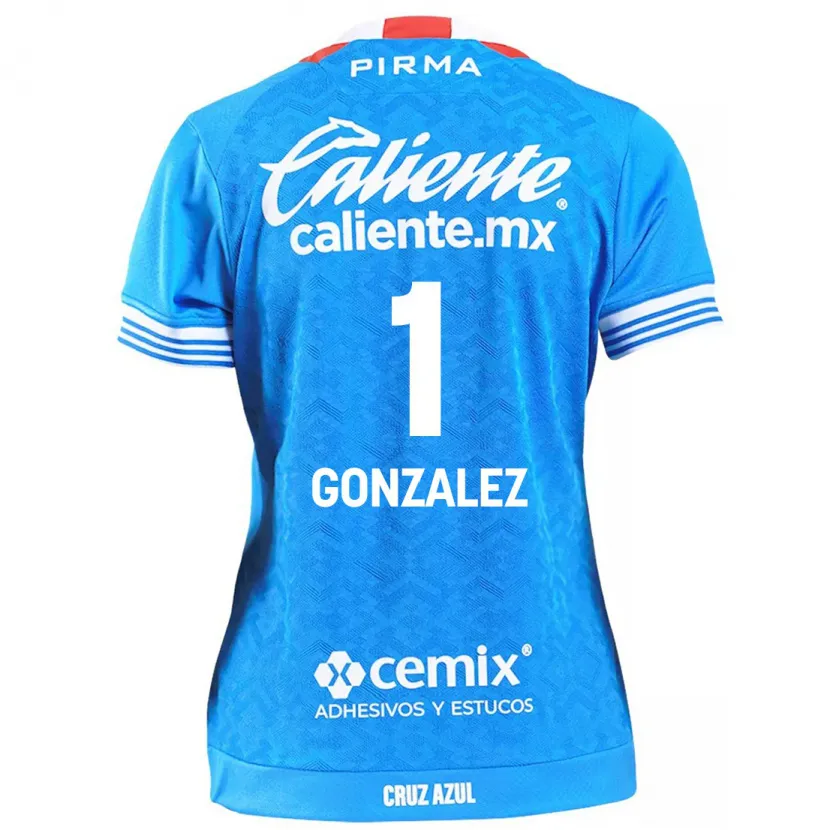 Danxen Mænd Itzayana Gonzalez #1 Himmelblå Hjemmebane Spillertrøjer 2024/25 Trøje T-Shirt