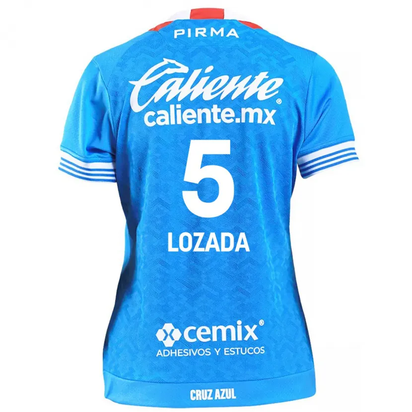 Danxen Mænd Ana Lozada #5 Himmelblå Hjemmebane Spillertrøjer 2024/25 Trøje T-Shirt