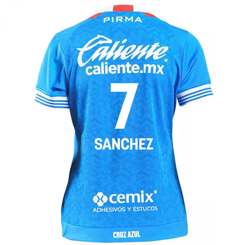 Danxen Mænd Andrea Sanchez #7 Himmelblå Hjemmebane Spillertrøjer 2024/25 Trøje T-Shirt