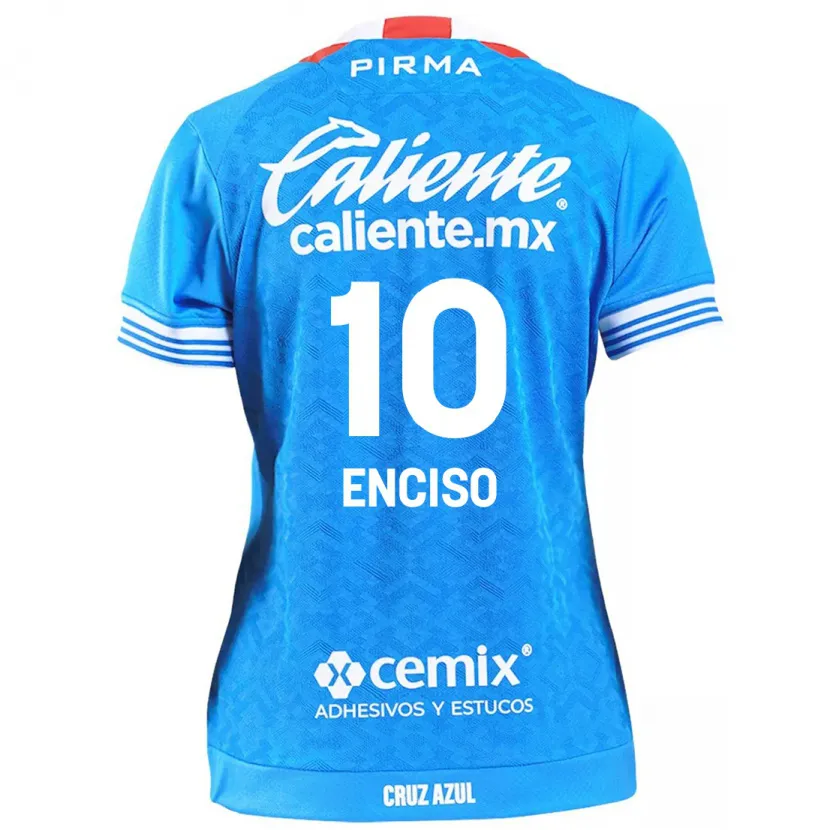 Danxen Mænd Martha Enciso #10 Himmelblå Hjemmebane Spillertrøjer 2024/25 Trøje T-Shirt