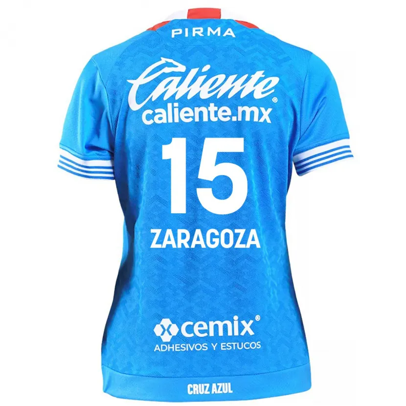 Danxen Mænd Nancy Zaragoza #15 Himmelblå Hjemmebane Spillertrøjer 2024/25 Trøje T-Shirt