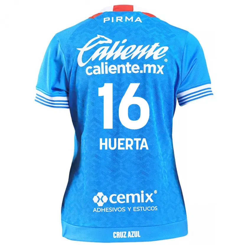 Danxen Mænd Ana Gabriela Huerta #16 Himmelblå Hjemmebane Spillertrøjer 2024/25 Trøje T-Shirt