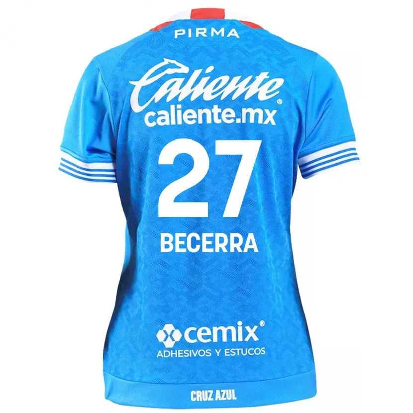 Danxen Mænd Ana Becerra #27 Himmelblå Hjemmebane Spillertrøjer 2024/25 Trøje T-Shirt