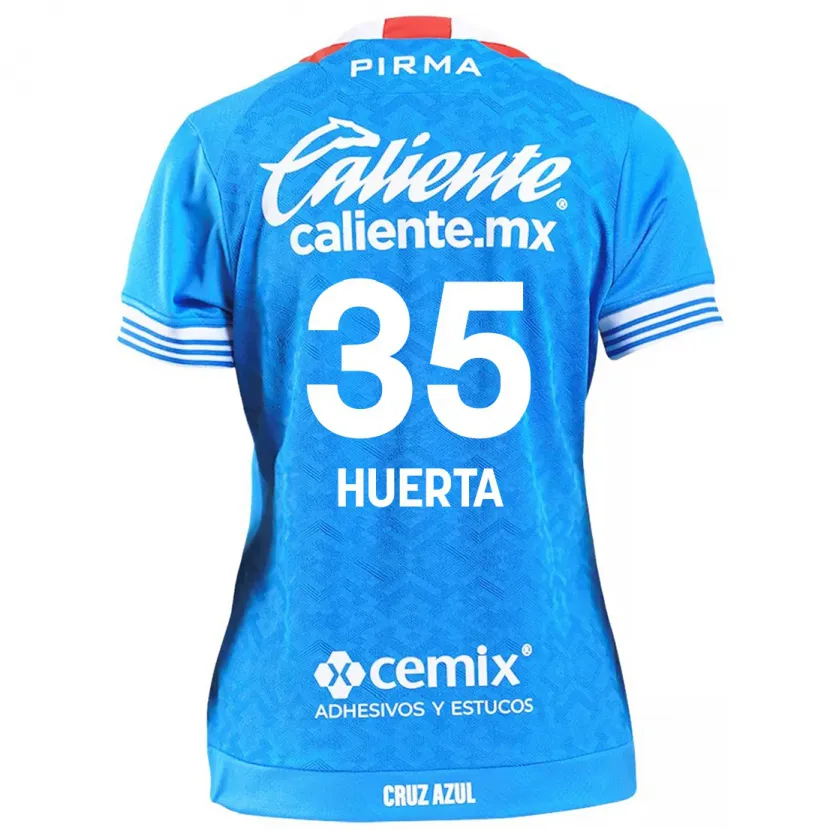 Danxen Mænd Renata Huerta #35 Himmelblå Hjemmebane Spillertrøjer 2024/25 Trøje T-Shirt