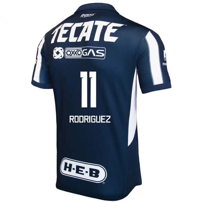 Danxen Mænd Lizette Rodriguez #11 Blå Rød Hvid Hjemmebane Spillertrøjer 2024/25 Trøje T-Shirt