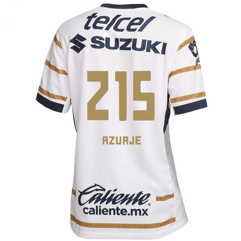 Danxen Mænd Ángel Azuaje #215 Hvid Obsidian Hjemmebane Spillertrøjer 2024/25 Trøje T-Shirt